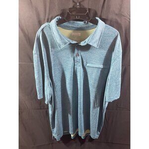 Duluth Trading Co. Men's Polo Shirt Size XL Teal Short Sleeve Shirt